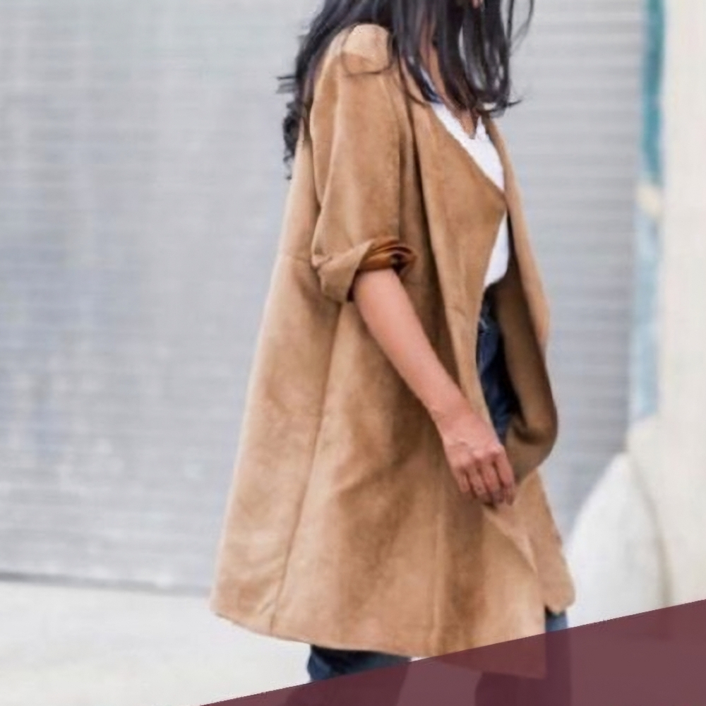 H&M Tan Suede Jacket - Picture 3 of 4
